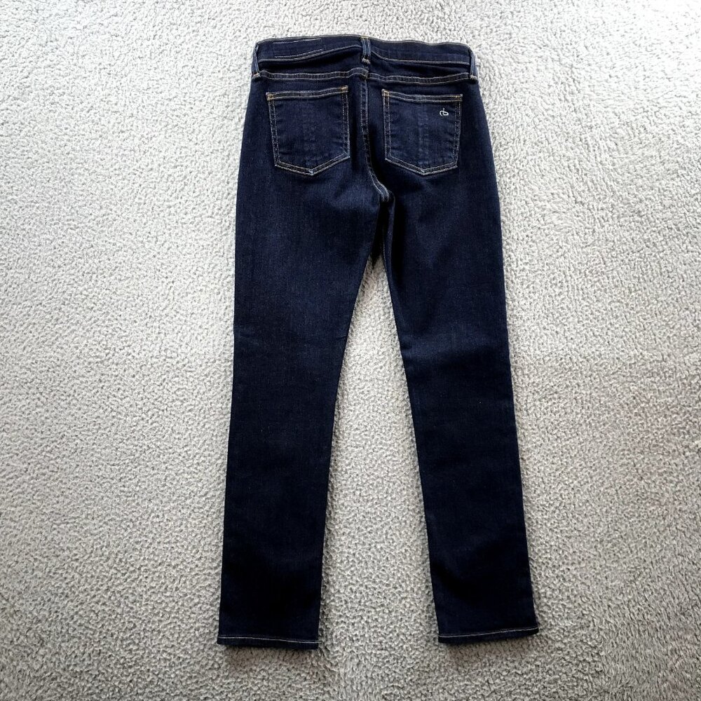 RAG & BONE Womens Size 25 Capri Low Rise Heritage Dark Wash Stretch‎ Denim Jeans